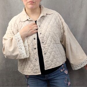 Oli & Hali Mineral Washed Corduroy Jacket Oversized Large OOAK
